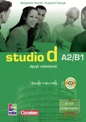 Studio d A2/B1 Zeszyt maturalny + 2CD - Magdalena Daroch, Krzysztof Tkaczyk [KSIĄŻKA]