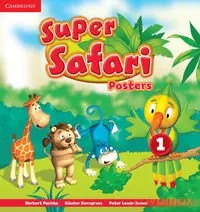 Super Safari 1 Posters - Puchta Herbert, Gerngross Günter, Lewis-Jones Peter [KSIĄŻKA]