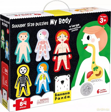 Suuuper Size Puzzles. My Body [KSIĄŻKA]