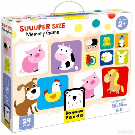 Suuuper Size. Memory Game 2+ [KSIĄŻKA]