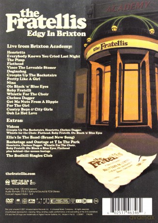 The Fratellis: Edgy In Brixton - Special Packaging [DVD]