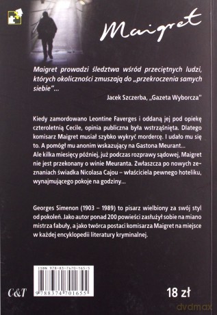 Maigret i sąd przysięgłych - Georges Simenon [KSIĄŻKA]