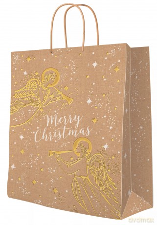 Torebka prezentowa duża, Merry Christmas