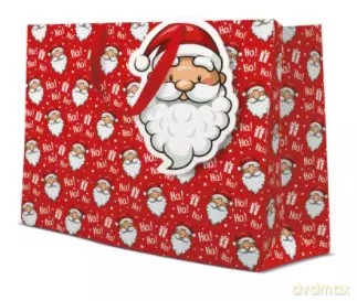 Torebka prezentowa Ho ho ho, duża pozioma