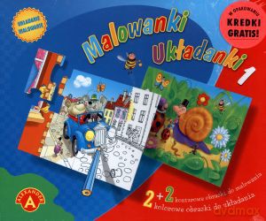 Malowanki. Układanki 1 [KSIĄŻKA]