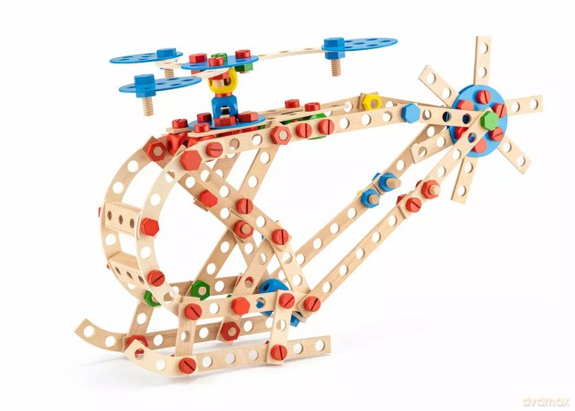 Zestaw konstrukcyjny drewniany Emgineer 90893 Woody [KLOCKI]