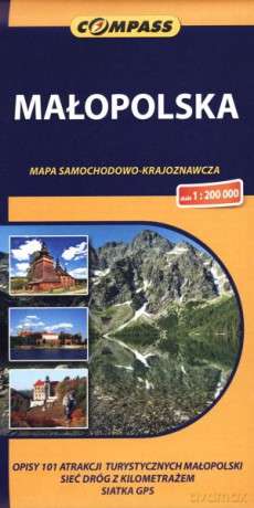 Małopolska. Mapa turystyczna w skali 1:200 000 [KSIĄŻKA]