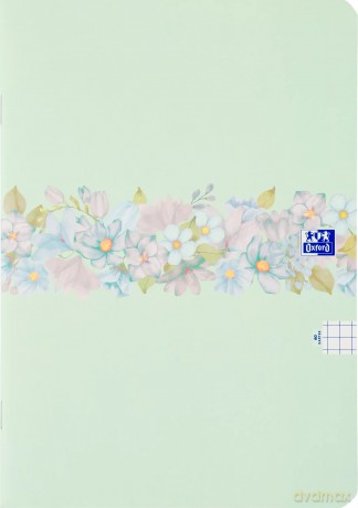 Zeszyt A5/60k kratka Flowers Oxf Fol A 10