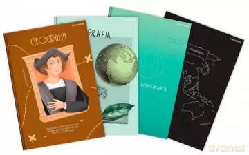 Zeszyt A5/80k kratka Geografia oprawa twarda Top Fol A 5