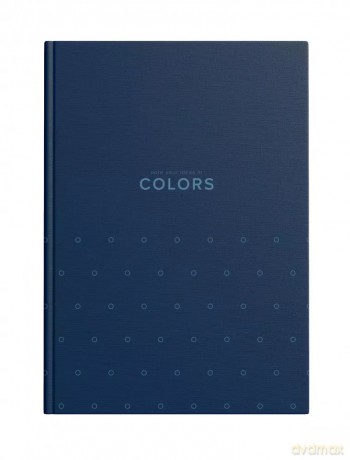 Zeszyt A5/96k kratka oprawa twarda Colors niebieski Top A 5