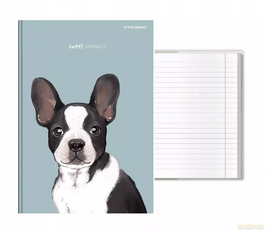 Zeszyt A5/96k linia oprawa twarda Animal Top Fol A 5