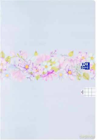 Zeszyt B5/96k kratka Flower Oxf Fol A 5