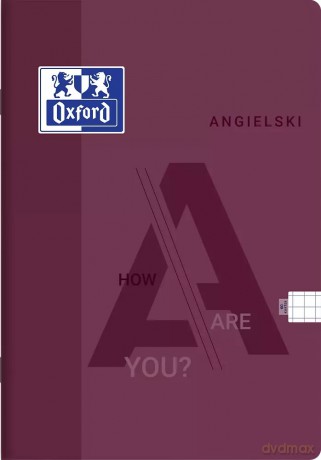 Zeszyt Oxford J.angielski A5 60 kartek W KratkĘ z Marginesem