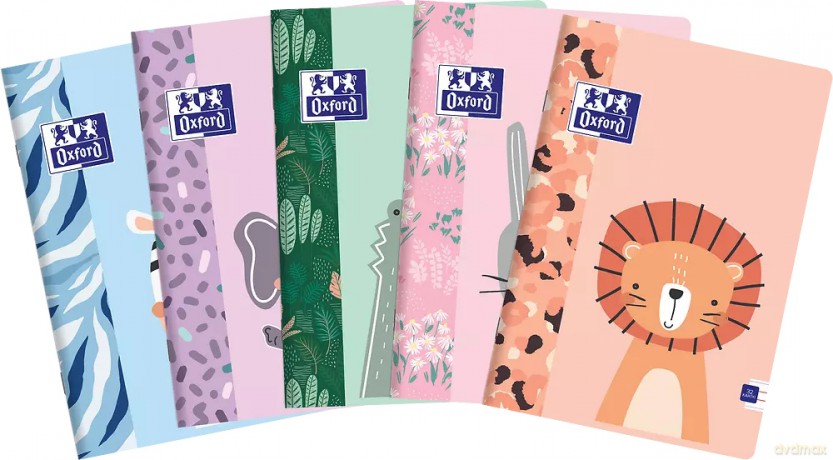 Zeszyt Oxford Kids A5/32K linia podwójna kolorowa