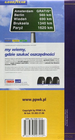 Mapa Polski dla kierowców zawodowych [KSIĄŻKA]