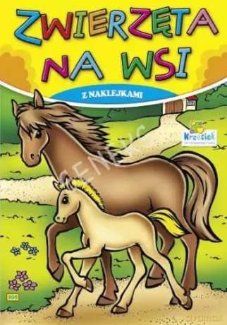 Zwierzęta na wsi z naklejkami 806 [KSIĄŻKA]