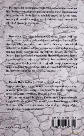 Marina - Carlos Ruiz Zafon [KSIĄŻKA]