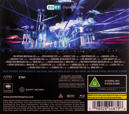 Jean-Michel Jarre: Live In Bratislava [Blu-Ray]