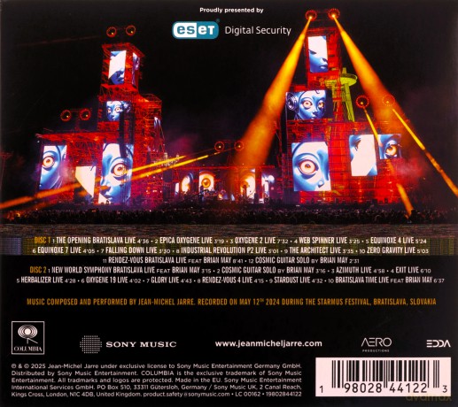 Jean-Michel Jarre: Live In Bratislava [2CD]