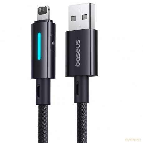 Baseus Lit kabel USB - Lightning 1m 2.4A kosmiczna Czerń