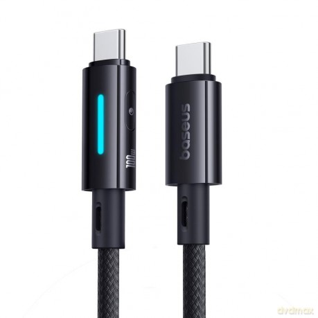 Baseus Lit kabel USB-C - USB-C 1m 100W kosmiczna Czerń