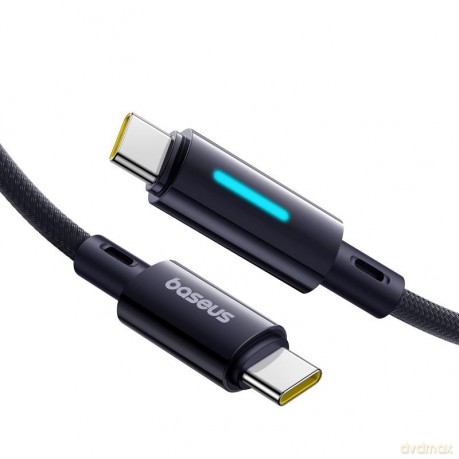 Baseus Lit kabel USB-C - USB-C 1m 100W kosmiczna Czerń