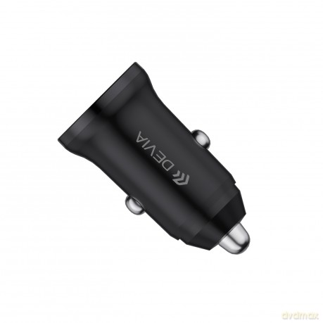 Devia ładowarka samochodowa Smart Mini PD QC 3.0 30W 1x USB 1x USB-C biała
