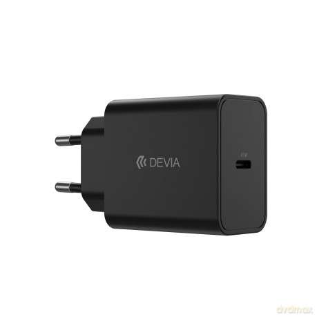 Devia ładowarka sieciowa Rocket PD 45W 1x USB-C biała + kabel USB-C - USB-C