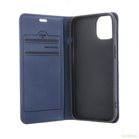 Etui Smart Caro do iPhone 16e granatowe