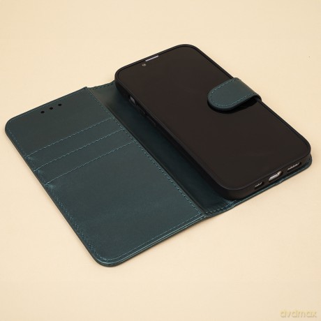Etui Smart Classic do iPhone 16e ciemnozielone