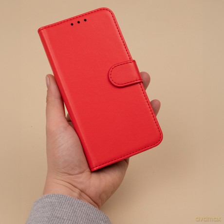 Etui Smart Classic do Motorola Moto E15 / G05 czerwone