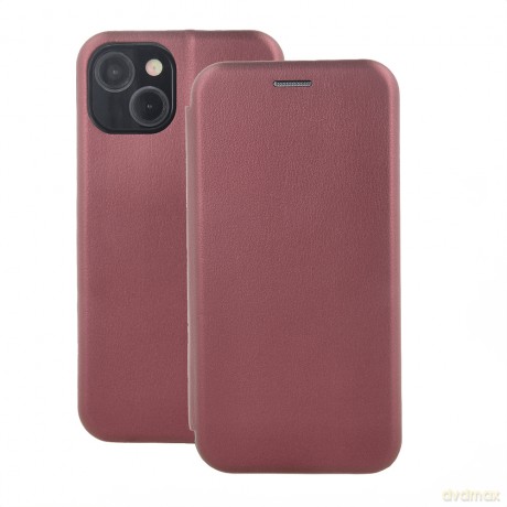 Etui Smart Diva do iPhone 16e burgundowe