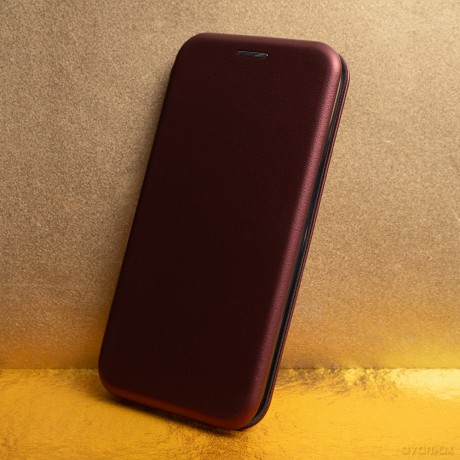 Etui Smart Diva do iPhone 16e burgundowe