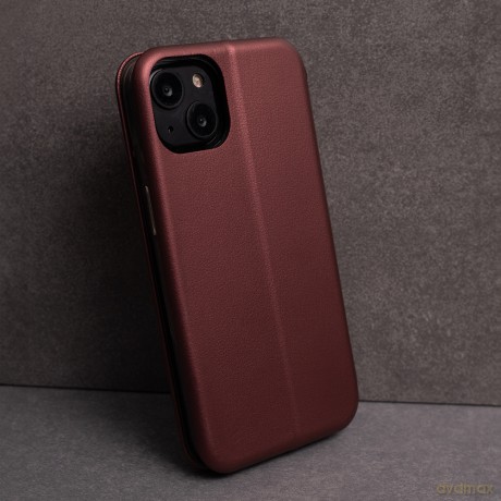 Etui Smart Diva do iPhone 16e burgundowe