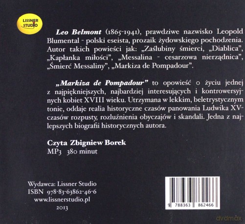 Markiza de Pompadour - Leo Belmont [Audiobook]