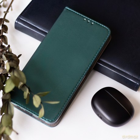 Etui Smart Magnetic do Motorola Edge 60 Fusion / Edge 60 5G ciemnozielone