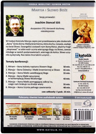 Maryja i Słowo Boże. Książka audio MP3 CD - Joachim Stencel SDS [Audiobook]