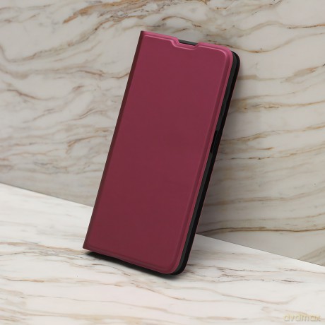 Etui Smart Soft do iPhone 16e burgundowe