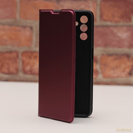 Etui Smart Soft do iPhone 16e burgundowe