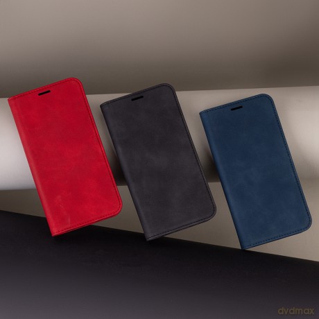 Etui Smart Suede do iPhone 7 / 8 / SE 2020 / SE 2022 czerwone