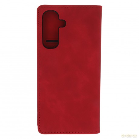 Etui Smart Suede do Samsung Galaxy A26 5G czerwone