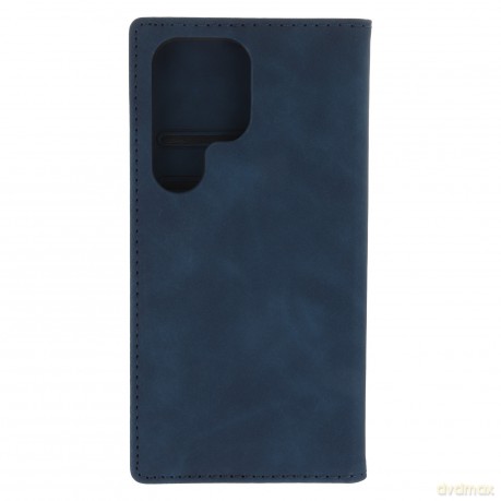 Etui Smart Suede do Samsung Galaxy S25 Ultra granatowe