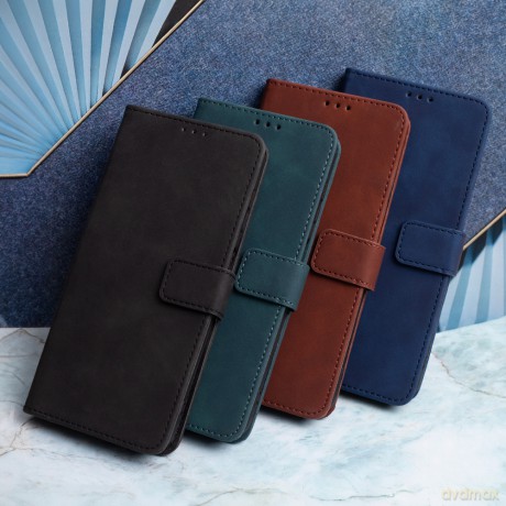 Etui Smart Velvet do Samsung Galaxy M16 5G ciemnozielone