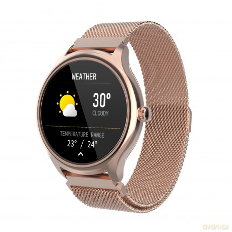 Forever smartwatch ForeVive 3 SB-340 złoty z głośnikiem bluetooth 3W