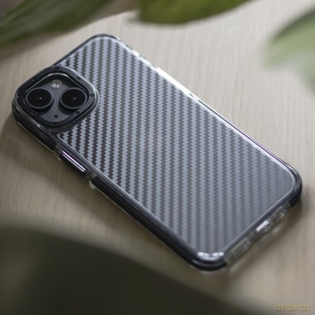 Nakładka Acrylic Carbon do iPhone 16e czarna