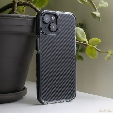 Nakładka Acrylic Carbon do iPhone 16e czarna
