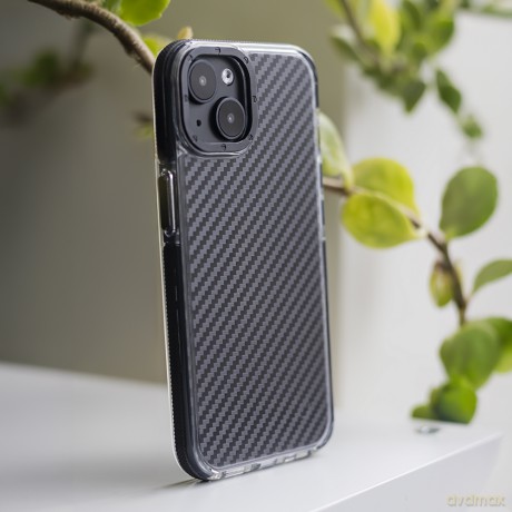Nakładka Acrylic Carbon do iPhone 16e czarna