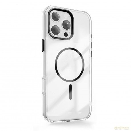 Nakładka Clear Thin Mag do iPhone 12 / 12 Pro 6,1'' czarna