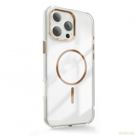 Nakładka Clear Thin Mag do iPhone 16 Pro 6,3" złota
