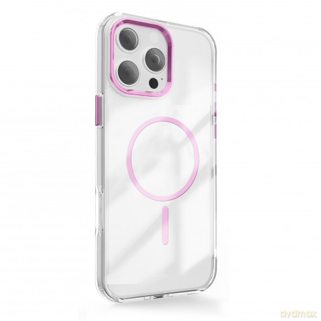 Nakładka Clear Thin Mag do iPhone 16e różowa